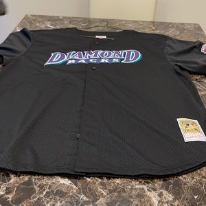 Diamond Backs Johnson Jersey. Black. Size 3XLT